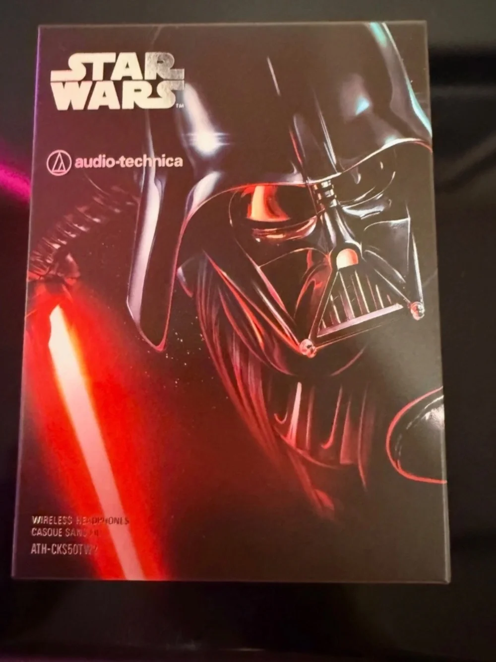 audio-technica earbuds Star Wars Darth Vader w/ SWC Exclusive Stickers and Bag